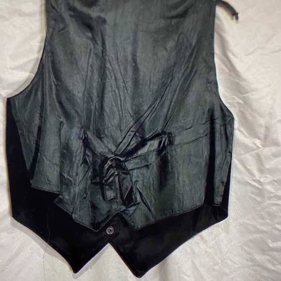 Suede hippie, BoHo, vintage, fringe, vest, size medium Mona Mose - Picture 8 of 9